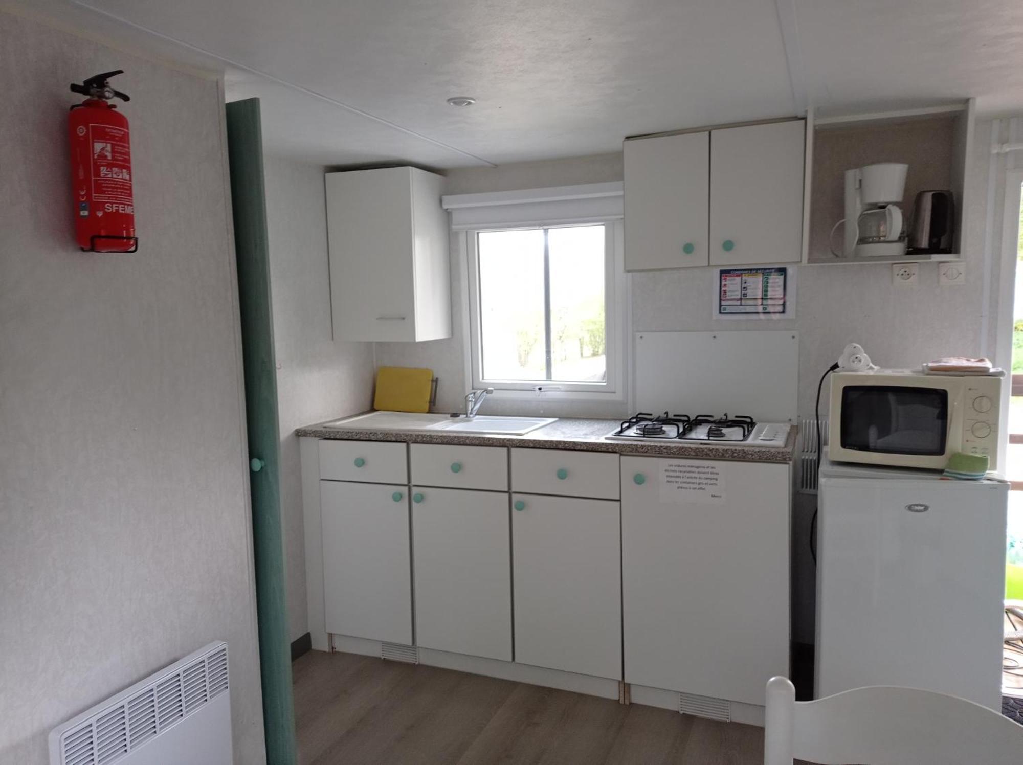Camping Le Bel Air Mobil Home Le Palmier 4 Personnes Limogne-en-Quercy Oda fotoğraf